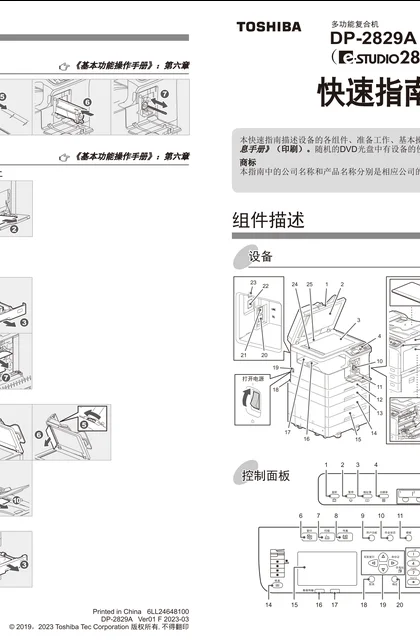 toshiba 东芝 e-STUDIO2829A